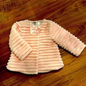 Soft little me lightweight pink coat -